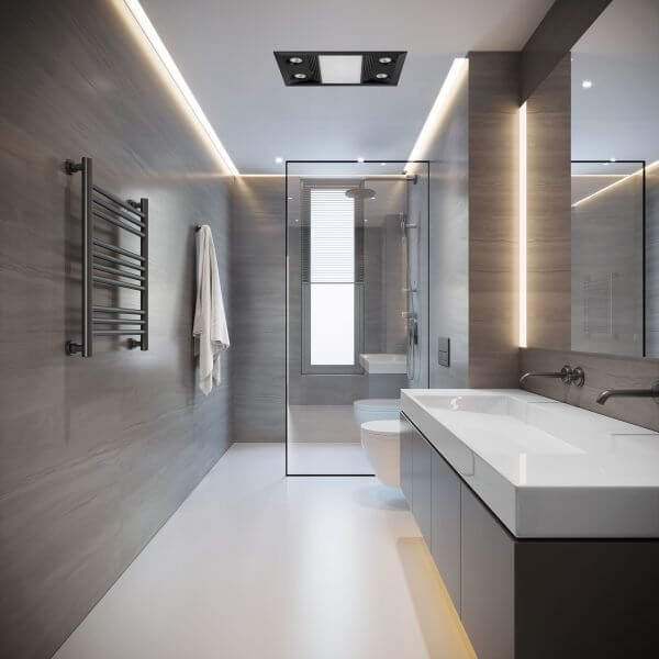 Bathroom Heat with LED Lights - Koala Lamps and Lighting