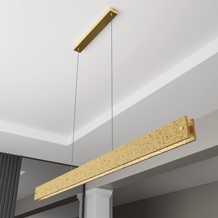 Calibo Couas Textured Honeycomb 3CCT LED Linear Pendant