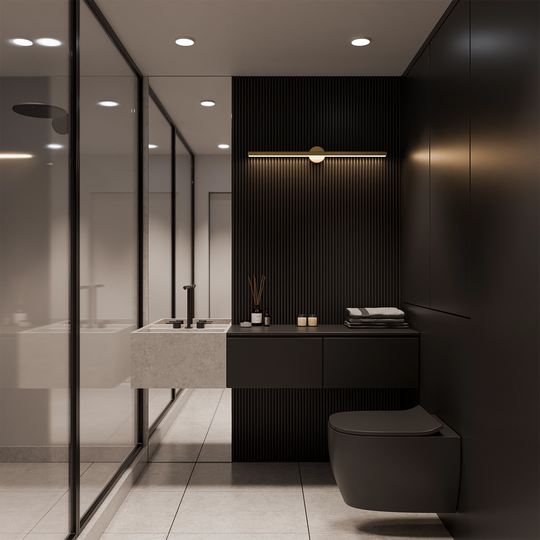 Calibo Aeris 7 Light Slimline Fluted LED Pendant