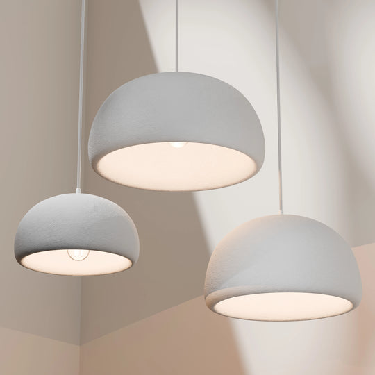 Calibo Passerine 1200mm Linear Polymer Resin LED Pendant Clear Cord 40W Tri Colour Triac Dimmable White