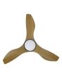 SURF 40 Oak and Black ceiling fan with LED light