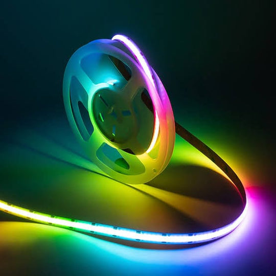 10mm | 16W/m RGB+3K | IP20 | COB Dot Free LED Strip Light