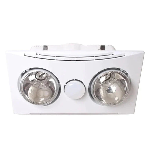 3A Lighting Duo 2 Light Heat Bathroom 3-in-1 Heater