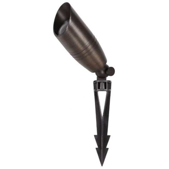 BRONTE Cast Brass Directional LED Garden Spike Light