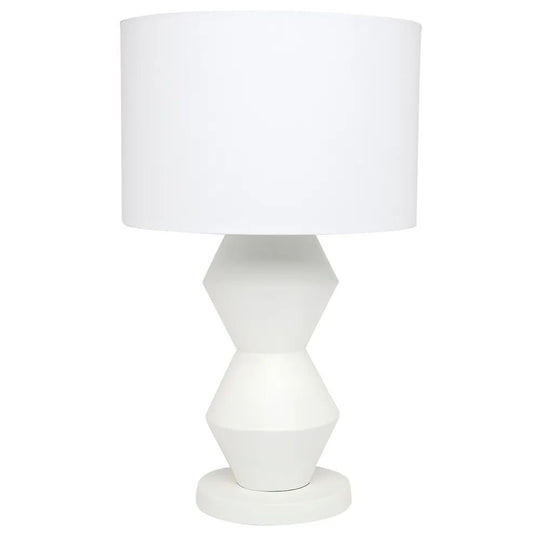 ABSTRACT - Minimalist White Table Lamp | Cafe Lighting