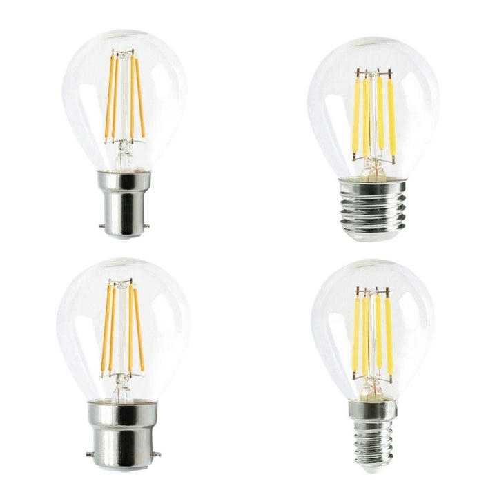 CLA Lighting - 4W LED Filament Fancy Round Dimmable Globe
