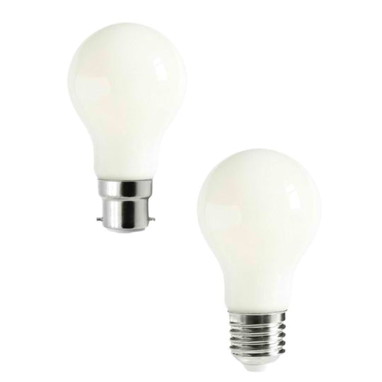 CLA GLS - 8W LED Dimmable Filament A60 Shape Frosted Glass Globe - B22/E27