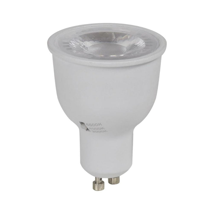 6W = 35W LED Tri-Colour Dimmable GU10 Globe
