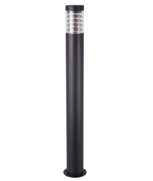 Elanora Exterior Long Bollard ES Black IP44 1000mm - CLA1615LBL