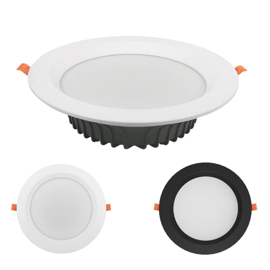 40W Tri-Colour LED Downlight 190mm cut out