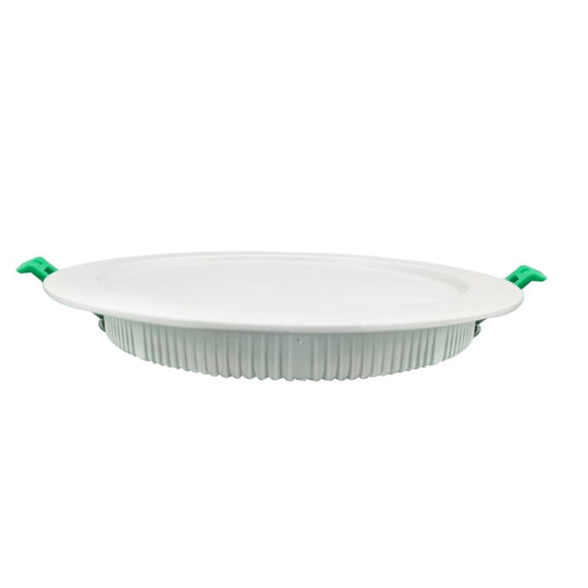 30W Tri-Colour Dimmable Aluminium LED Downlight 195mm cut out