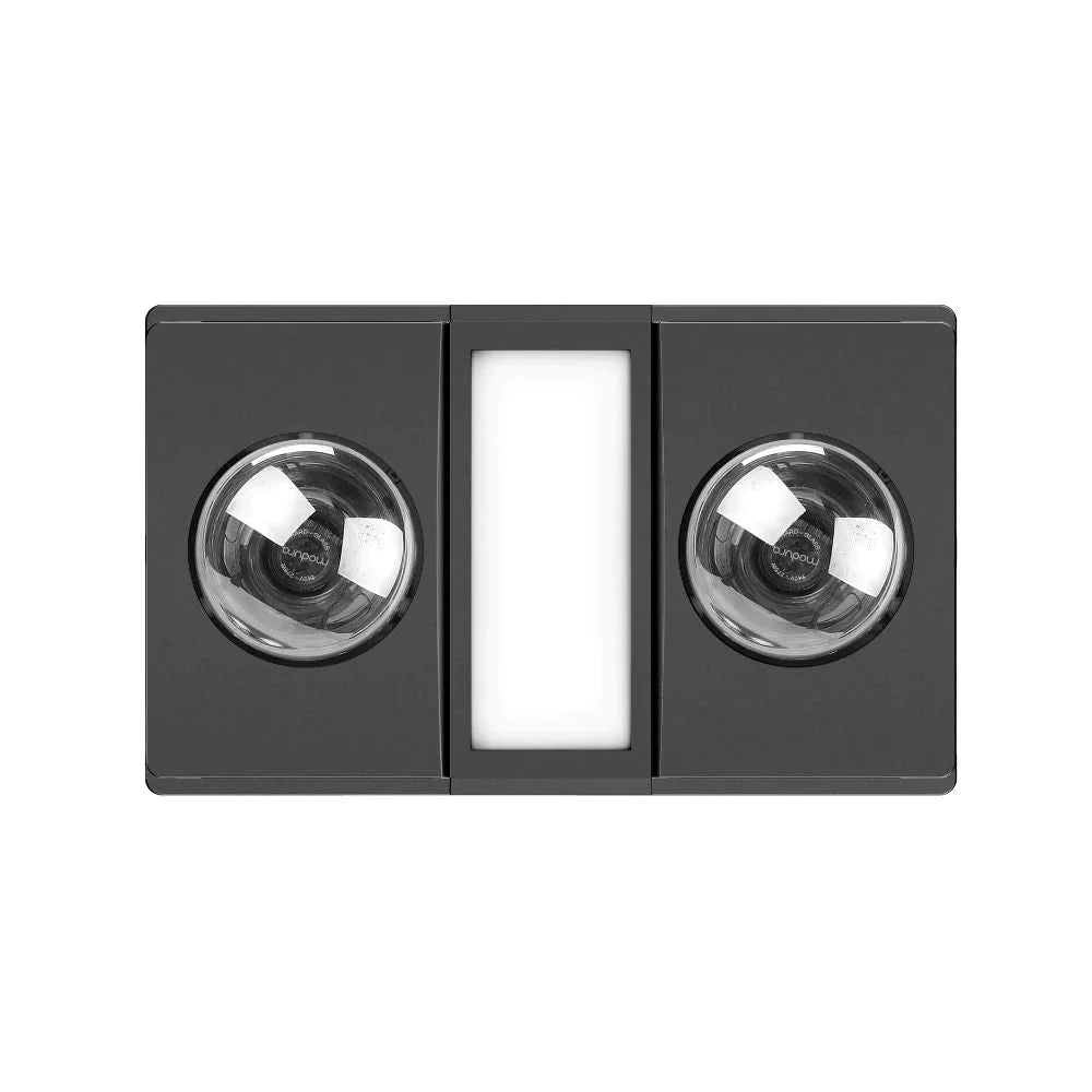 INNOLUX Ultra 2 Heat Bathroom Heater Exhaust Fan LED Light 3 in 1 Cosmo Lighting Kensington