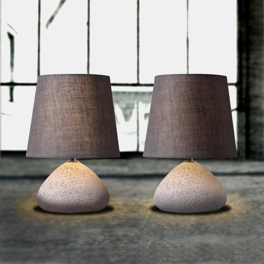 LAURA Stylish Concrete Modern Table Lamp E14 lamp Base