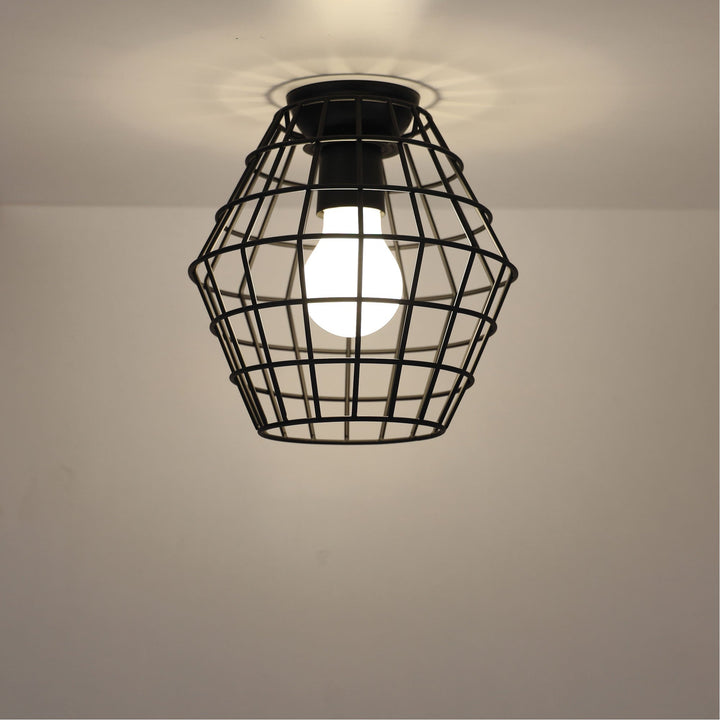 Maci Wire Retro Industrial DIY Shade Black 180mm
