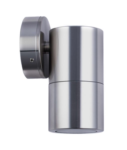 MR16 12V Exterior Single Fixed Wall Pillar Light Titanium IP65 - PM1FT