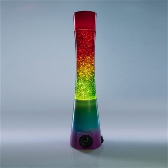 Rainbow Glitter Speaker Lava Lamp