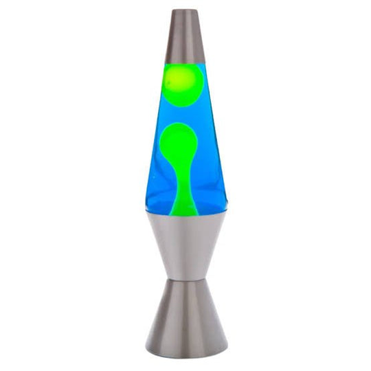 Silver/Yellow/Blue Diamond Motion Lava Lamp