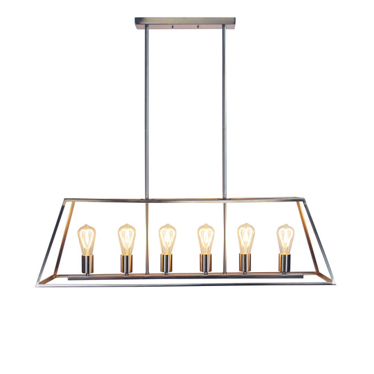 Southport 6 Light Pendant Brushed Chrome - SL66906BC