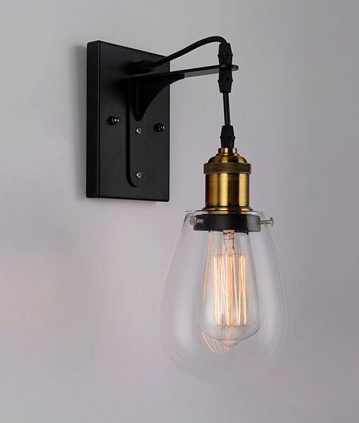 STRUNG Interior Surface Mounted Wall Light Black - STRUNG1