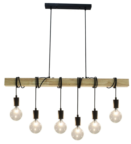 Tibery 6 Lights Pendant Light - LL002PL034
