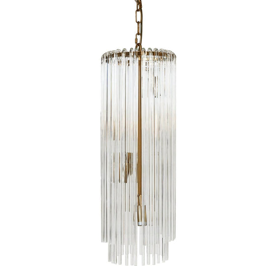 Cafe Lighting ZARA Brass - 4 Light Long Pendant