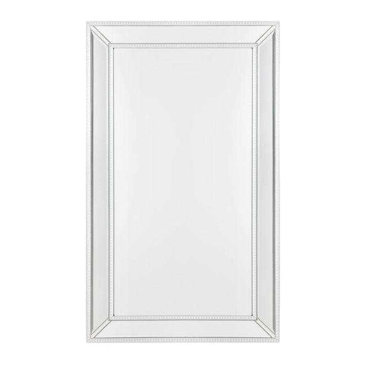 Zeta Wall Mirror - Medium White Cafe Lighting and Living, Living, zeta-wall-mirror-medium-white
