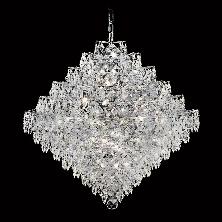 A 22-light Asfour Egyptian crystal chandelier by Vencha