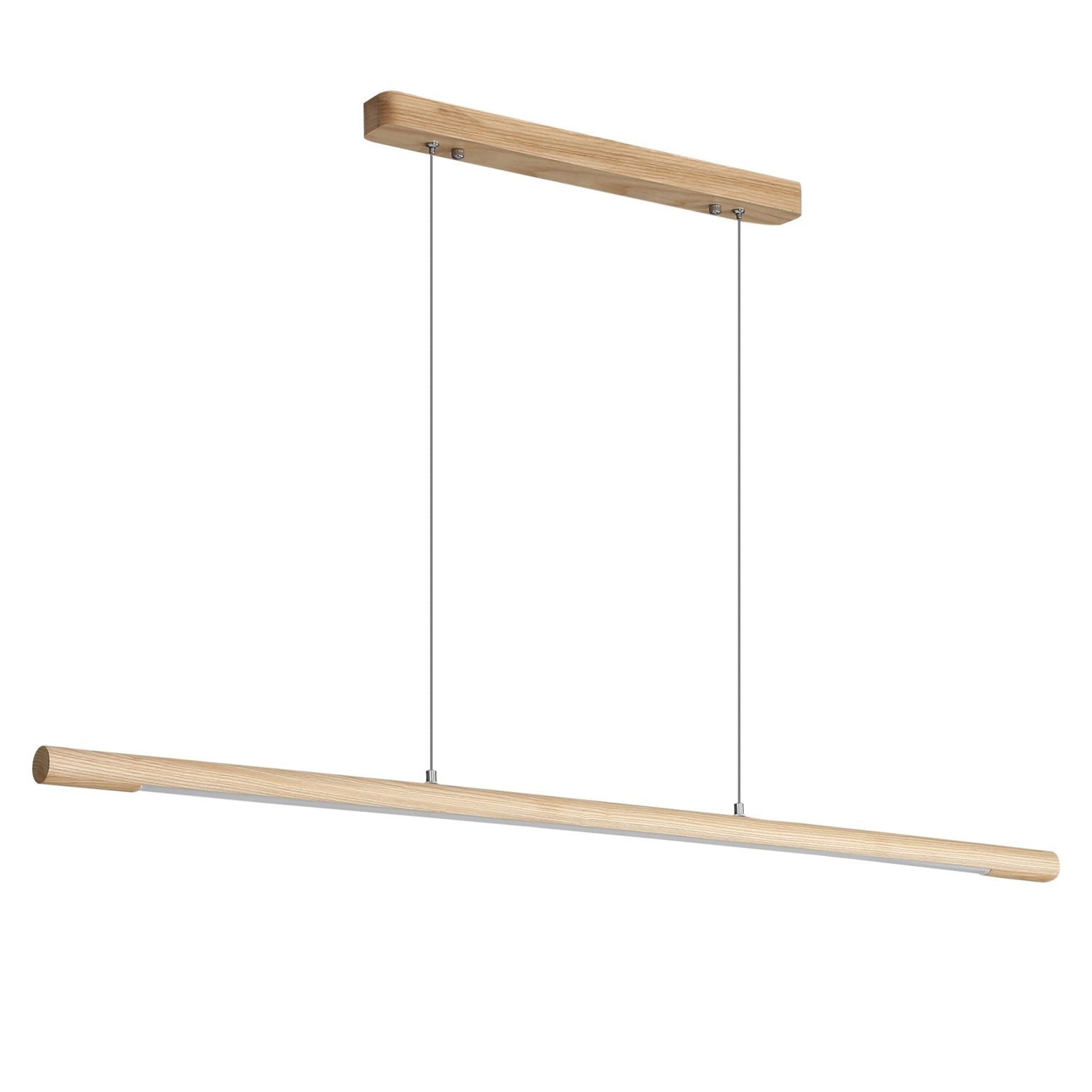 CABER Linear Ash Wood TriColour LED Pendant