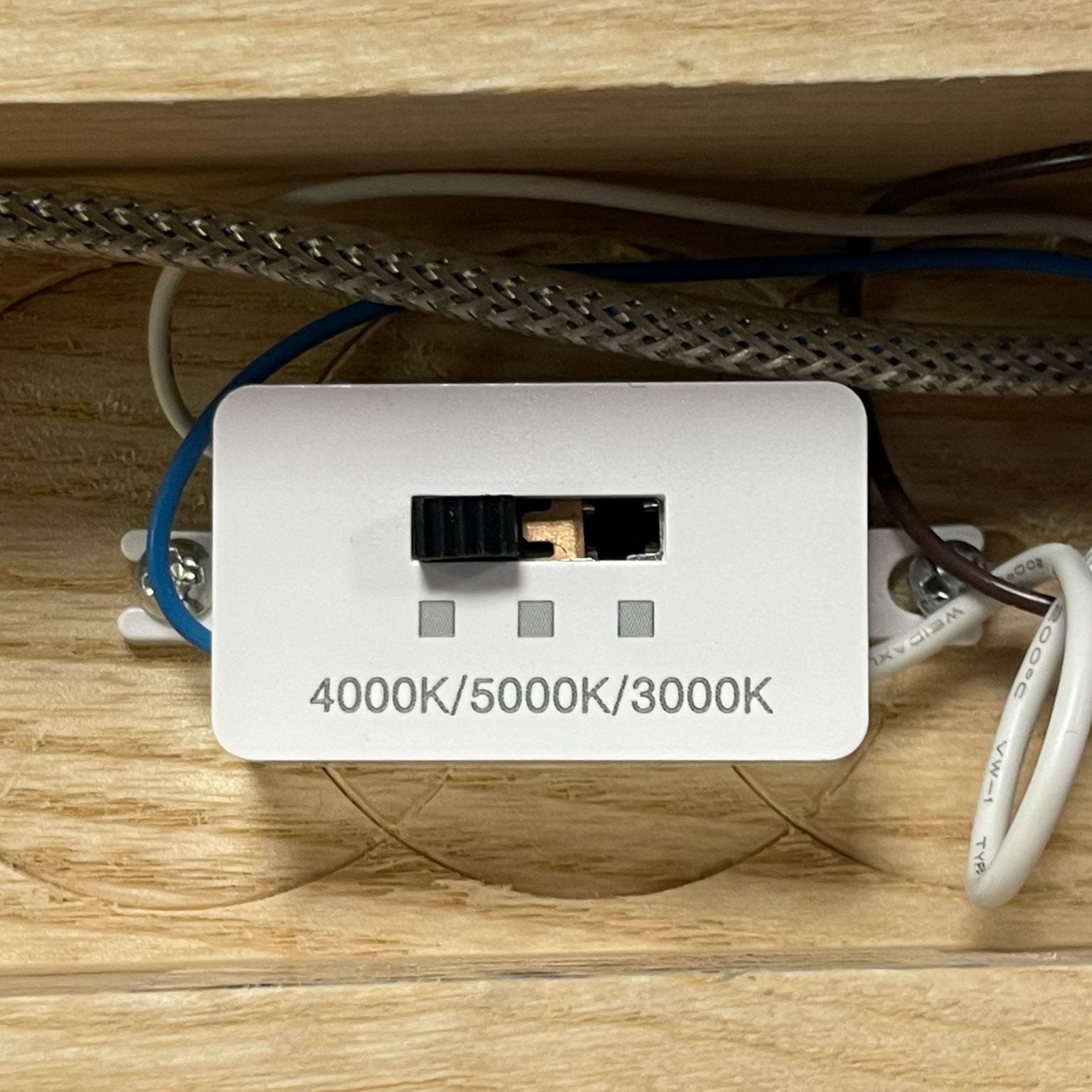 CABER Linear Ash Wood TriColour LED Pendant