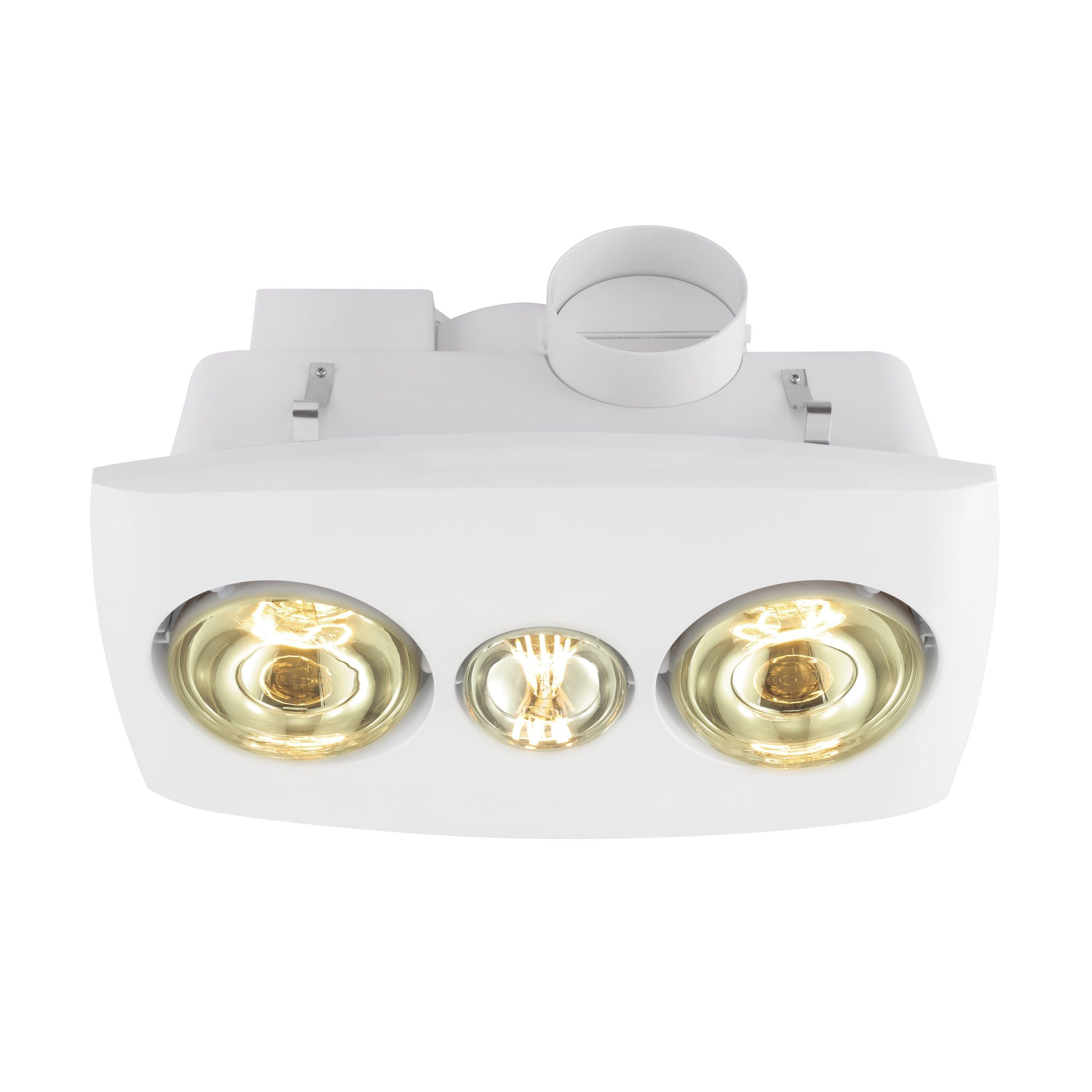 Eglo VESUVIUS Bathroom Heater & Light with 2 Heat Lamp