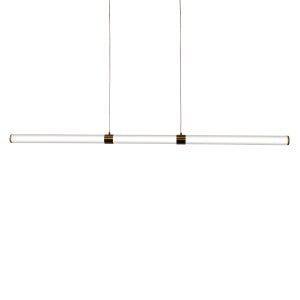 KALLITA BRONZE Linear Opal Matt TriColour LED Pendant
