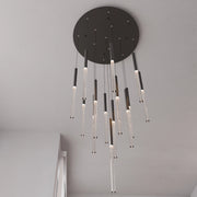 Calibo Rhea 14 Light Pencil Drop LED Cluster Pendant photo 1