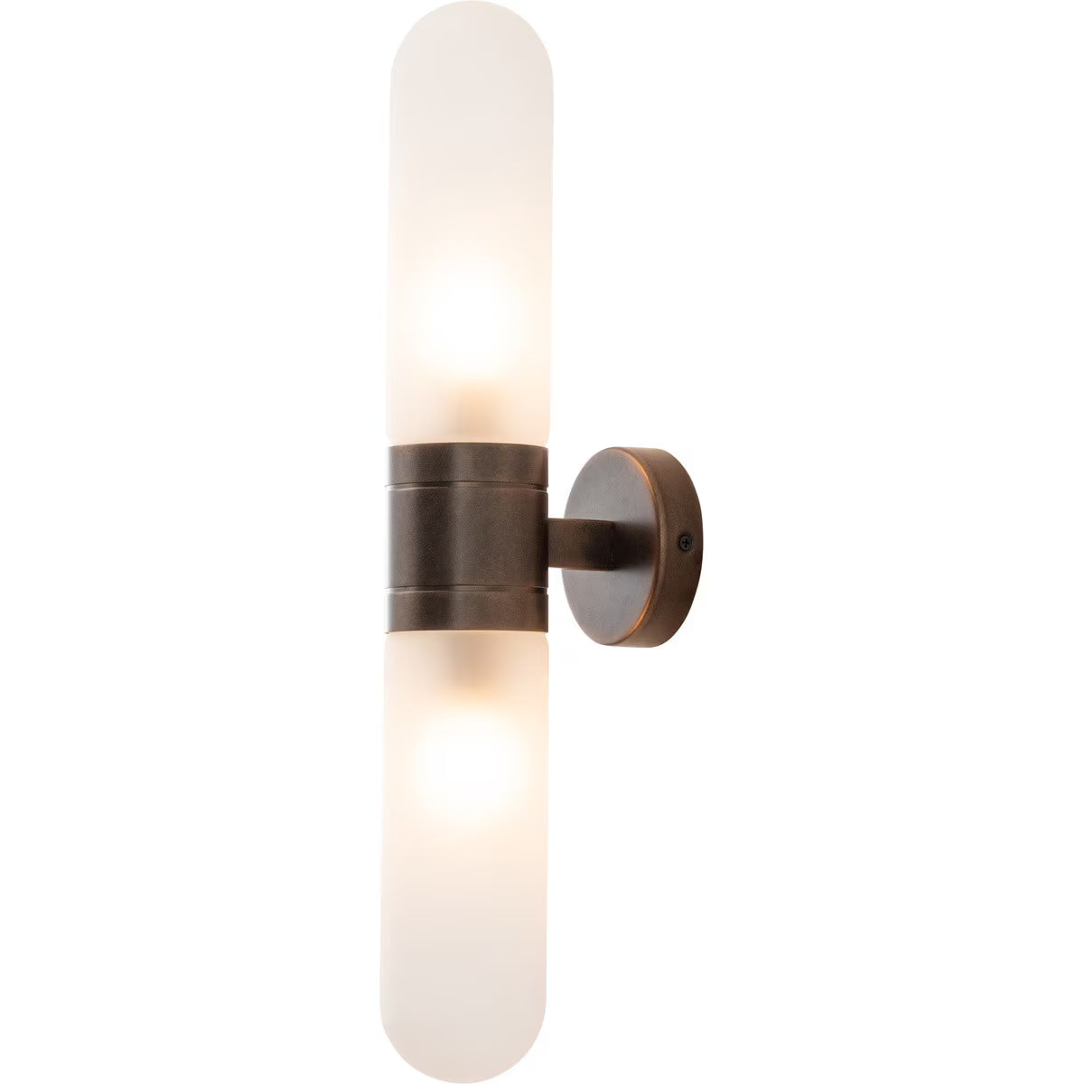 Hepburn Wall Light Antique Brass
