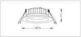 ALPHA 13W Smart RGB LED Bluetooth Downlight