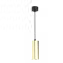 LED Gold Cylinder Pendant