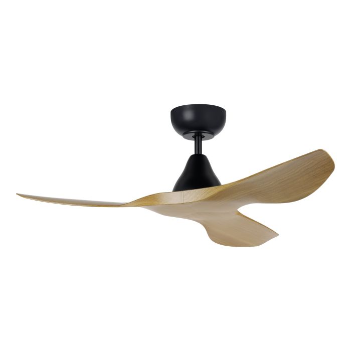 SURF 40 Burmese Teak Black ceiling fan