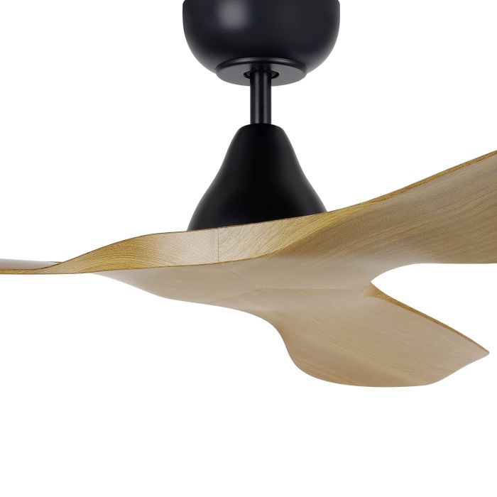 SURF 40 Burmese Teak Black ceiling fan