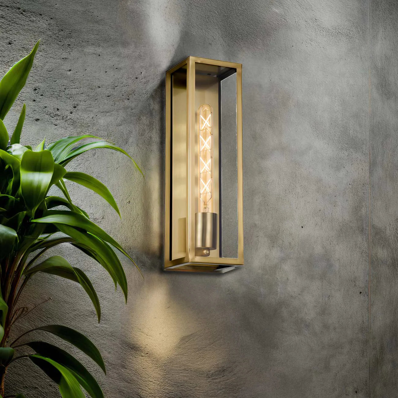 ARZANO 35 SOLID BRASS WALL LIGHT