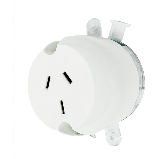 Calibo Baza Single Surface Socket White