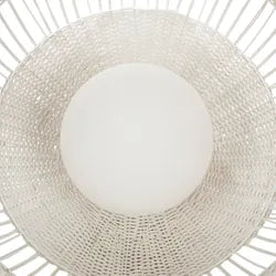 Fortaleza Rattan Pendant - Medium White