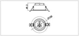 AVA 10W Tri-Colour Downlight