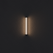 Calibo Junco Vertical Slimline Tubular 3CCT LED Exterior Wall Light photo 1