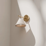 Calibo Orville 600mm Travertine Stone Slim Outdoor LED Wall Light photo 4