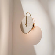 Calibo Orville 600mm Travertine Stone Slim Outdoor LED Wall Light photo 5