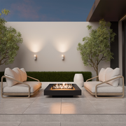 Calibo Bright Cylinder Up/Down Outdoor LED Wall Light with Linear Fin Detailing photo 2