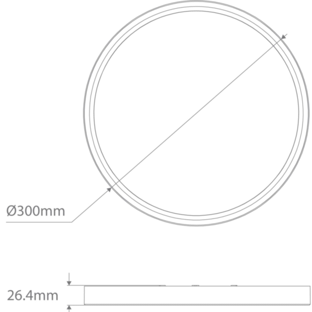 SLENDA - 13W LED Ceiling Light