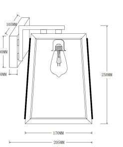 LONDON SOLID BRASS EXTERIOR BLACK