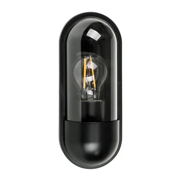 Lume Polycarbonate Black Wall Light
