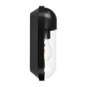 Lume Polycarbonate Black Wall Light