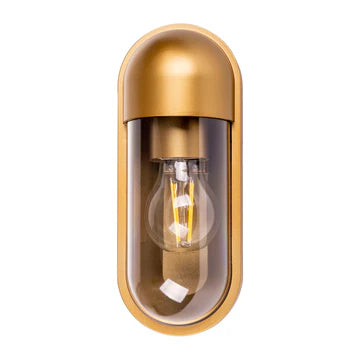 Lume Polycarbonate Brass Wall Light
